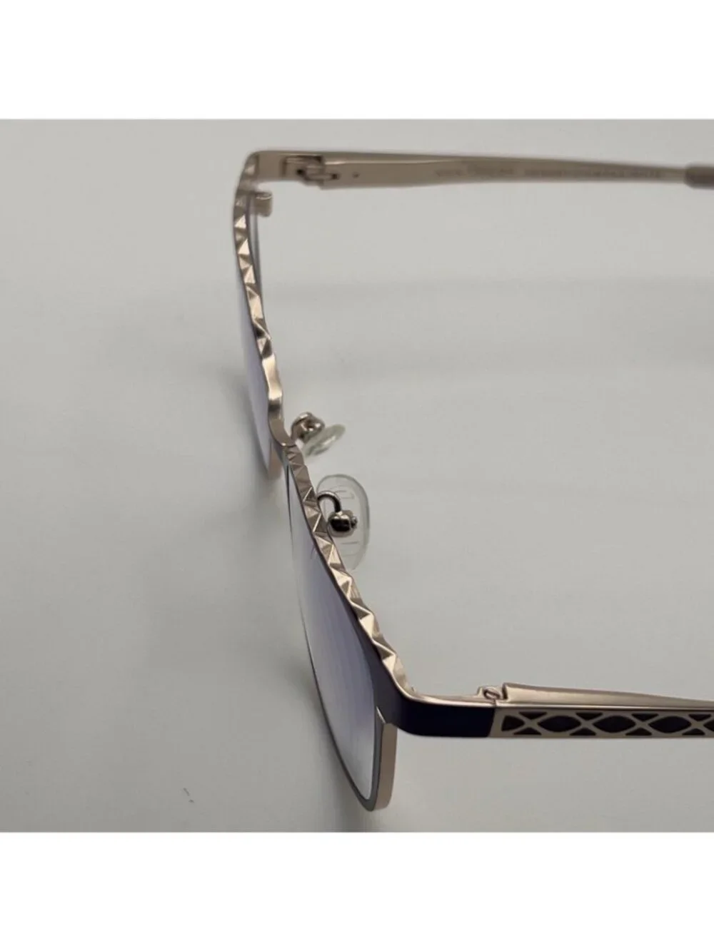 Ann Taylor ATP019 C02 Eyeglass Frames Luxury Petite Metal Purple Gold 48-16-130